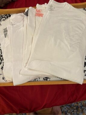 Hanes White Men’s Undershirts - Pack of Multiple Crew Neck Undershirts